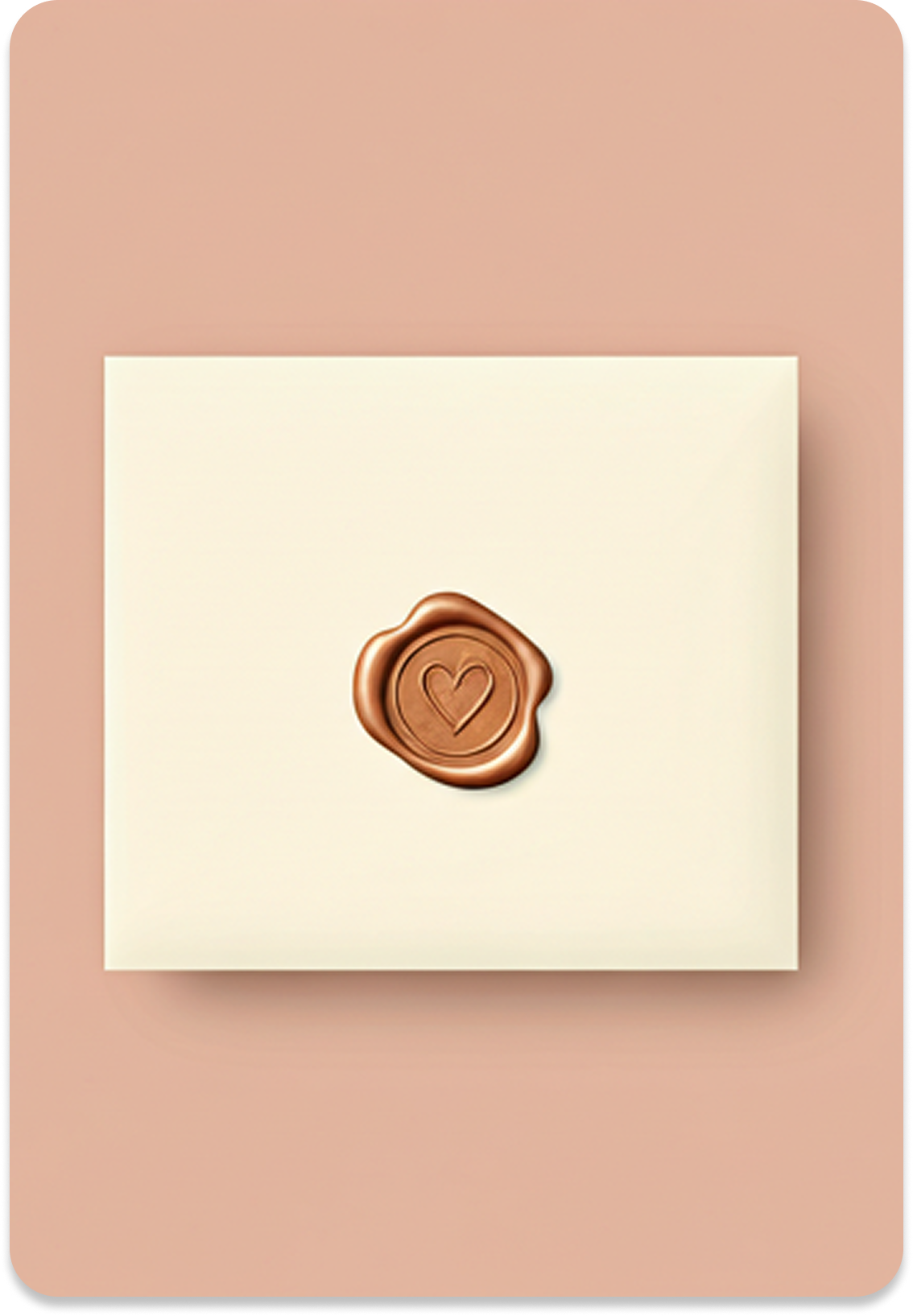 An envelope with a wax seal