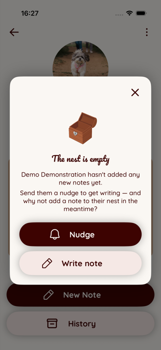 Send a gentle nudge