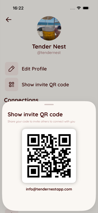 Connect instantly with a QR code